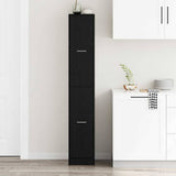 Apothecary Cabinet Black oak 30 x 41 x 174.5 cm Engineered wood 3365620