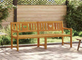 Outdoor Bench Natural 150 x 55.5 x 90 cm Solid Acacia Wood 42028090