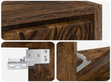 Wall-Mounted Shoe Cabinet DELFT 71 x 17 x 43 cm Engineered Wood 897070