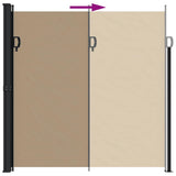 Retractable Side Awning Taupe 200x300 cm 4004364
