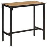 Bar Table 110x55x107 cm Solid Rough Wood Mango 358938
