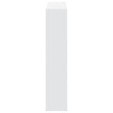 Book Cabinet White 137.5x29x137.5 cm Engineered Wood 3310289