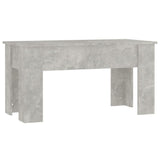Coffee Table Concrete Grey 101x49x52 cm Engineered Wood 809687