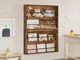 Magazine Rack 2 pcs Old Wood 80 x 12 x 70 cm Engineered Wood 890849