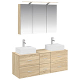 Bathroom Furniture Set 4 pcs Sonoma Oak 3406817