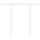 Manual Retractable Awning with Posts 3.5x2.5 m Cream 3069917