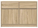 Sideboard with Drawer Sonoma Oak 80x34x76 cm Engineered Wood 861537