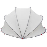 Pool Dome Folding Manual Grey and Orange 336 x 322 x 160 cm 42001103
