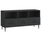 TV Cabinet with Drawer Black 102 x 34.5 x 50 cm Engineered Wood 894906