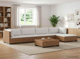 6 pcs Rattan Lounge Set with Cushions GENDT Natural Rattan 3429850