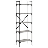 Bookcase 5-Tier Grey Sonoma 56x31,5x174 cm Engineered Wood 833346