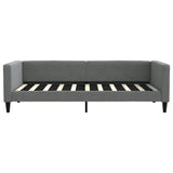 Daybed with Mattress Dark Grey 90x190 cm Fabric 3196646