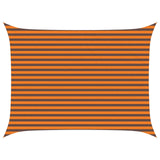 Sun Shade Sail Orange and Brown 4 x 3 m 100% Polyester Oxford 42031043