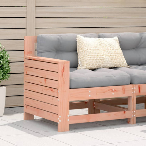 Garden Armrest Sofa with Cushion Solid Wood Douglas 844923