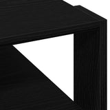 Coffee Table Black Oak 58 x 58 x 40 cm Engineered Wood 862608