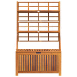 Storage Box with Trellis 99x50x160 cm Solid Wood Acacia 318760