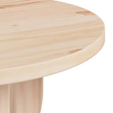 Coffee Table Natural 39.5 x 39.5 x 53.5 cm Solid pine wood 873556