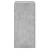 Sideboard with LED Lights Concrete Grey 80x35x75 cm 804332
