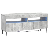 LED TV Cabinet Concrete Grey Engineered Wood 896548