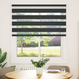 Zebra Blind Black 135x150 cm Fabric Width 130.9 cm Polyester 4014242