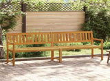 Outdoor Bench Natural 220 x 55.5 x 90 cm Solid Acacia Wood 42028092