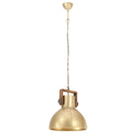 Industrial Hanging Lamp 25 W Brass Round 40 cm E27 320532
