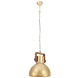 Industrial Hanging Lamp 25 W Brass Round 40 cm E27 320532