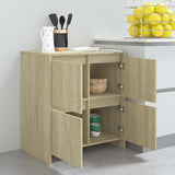 Sideboards 2 pcs Sonoma Oak 70x41x75 cm Engineered Wood 3098091