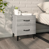 Bedside Cabinet Grey Sonoma 40x35x47.5 cm 817293