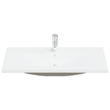 2 Piece Bathroom Furniture Set Ceramic and Engineered Wood 3307665