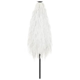 Garden Parasol with Steel Pole White 223x223x213 cm 4005100