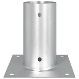 Round Ground Anchor 12 pcs Silver 15 x 15 x 15 cm Metal 42030121