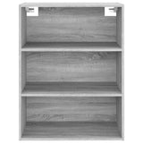 Hanging Wall Cabinet Grey Sonoma 69.5x32.5x90 cm 817400