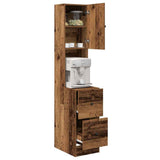 Kitchen Sideboard with Drawer Old Wood 32 x 50 x 180 cm 871377