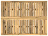 Coffee Table White 80 x 80.5 x 45 cm Solid Acacia Wood 901704