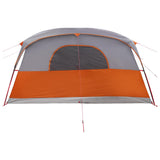 Tunnel Tent with Roof Grey and Orange 427 x 305 x 205 cm 42028671