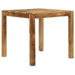 ZNTS Dining Table Solid Mango Wood 82x80x76 cm 246704