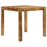 ZNTS Dining Table Solid Mango Wood 82x80x76 cm 246704