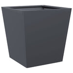 ZNTS Garden Planters Anthracite 2 pcs 40x40x40 cm Steel 851057