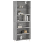 Highboard Grey Sonoma 69.5x32.5x180 cm Engineered Wood 3189555