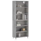 Highboard Grey Sonoma 69.5x32.5x180 cm Engineered Wood 3189555