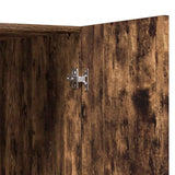 813194 Washing Machine Cabinet Smoked Oak 71x71,5x91,5cm