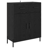 Highboard Black oak 69.5 x 34 x 180 cm Engineered Wood 3416099