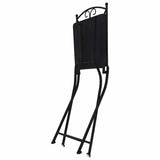 Garden Chair Set of 2 Orange and Grey Powder-coated iron, Ceramic 46718