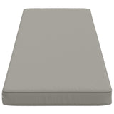2-Piece Bench Cushions VUGHT 2 pcs 100% Polyester Grey 951439