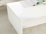 Coffee Table White 80 x 50 x 40 cm Engineered Wood 8000276