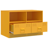 TV Cabinet Mustard Yellow 67x39x44 cm Steel 841745