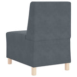 Modular Sofa Unit Armless 2 pcs Dark Grey 55 x 74 x 82 cm 3399760
