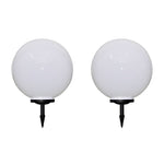 Outdoor Pathway Lamps 2 pcs LED 50 cm with Ground Spike 277118