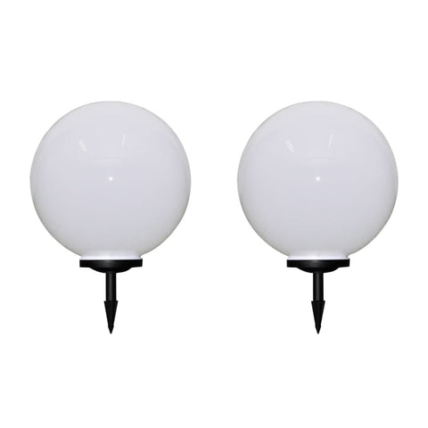Outdoor Pathway Lamps 2 pcs LED 50 cm with Ground Spike 277118